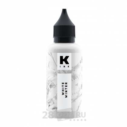 Краска для художественной татуировки КРАСКА Tattoo Ink, Белая зима, 50 мл