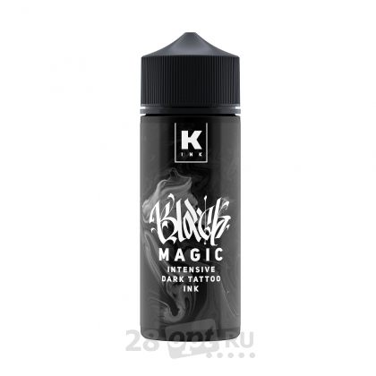 Краска для художественной татуировки КРАСКА Tattoo Ink, Black Magic intensive dark, 120 мл