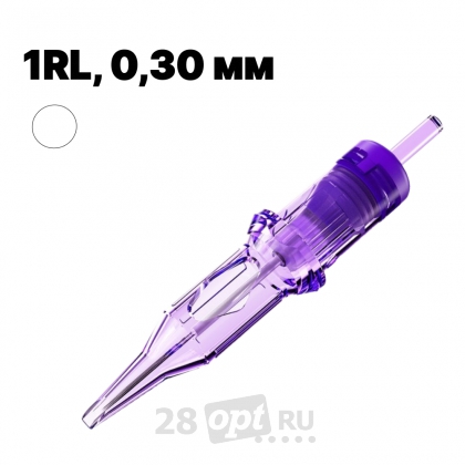 Картриджи для художественной татуировки Mast Pro 1001RLT, Round Liner 1, 0,30 мм, коробка 20 шт.