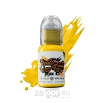 Краска для художественной татуировки World Famous Tattoo Ink, Great Wall Yellow, 15 мл