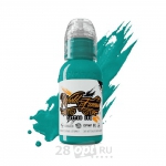 Краска для художественной татуировки World Famous Tattoo Ink by Andrey Kolbasin, Blue Spruce, 30 мл