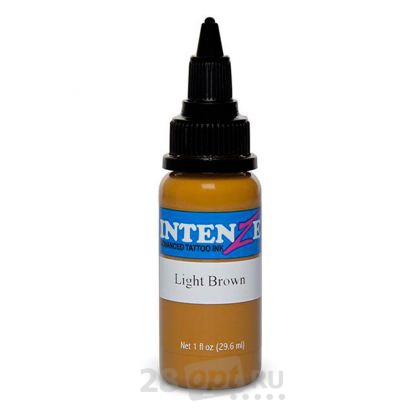 Краска для художественной татуировки Intenze, Light Brown, 30 мл