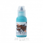 Краска для художественной татуировки World Famous Tattoo Ink, Miami Blue, 30 мл
