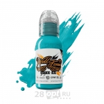 Краска для художественной татуировки World Famous Tattoo Ink, Miami Blue, 30 мл