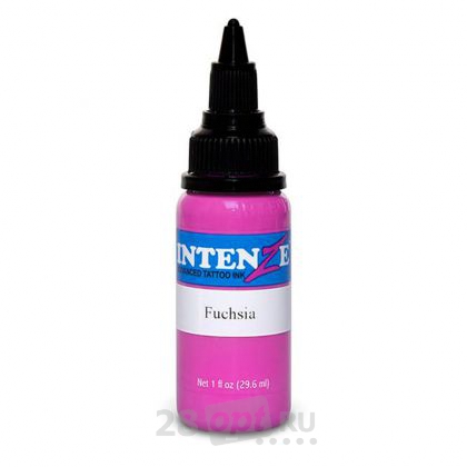 Уцененный товар, Краска для художественной татуировки Intenze, Fuchsia, 30 мл