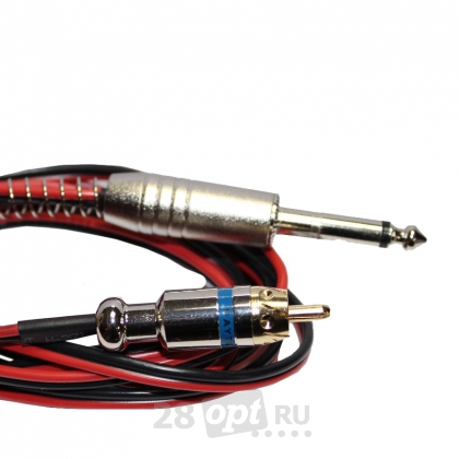 RCA-корд для тату-машинки Metis Tattoo Machines, Черно-красный