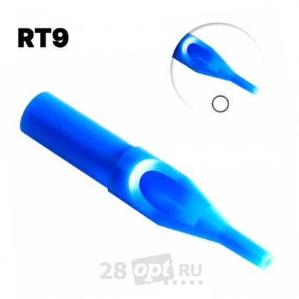 Тату-наконечник Round Professional Tip 9, Wild Storm, коробка 50 шт.