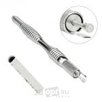 Ручка для микропигментирования MUP3071A, Серебристая
