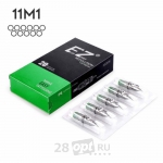 Картриджи для художественной татуировки EZ Revolution C1211M1-2 Magnum 11, 0,35 мм, коробка 20 шт.